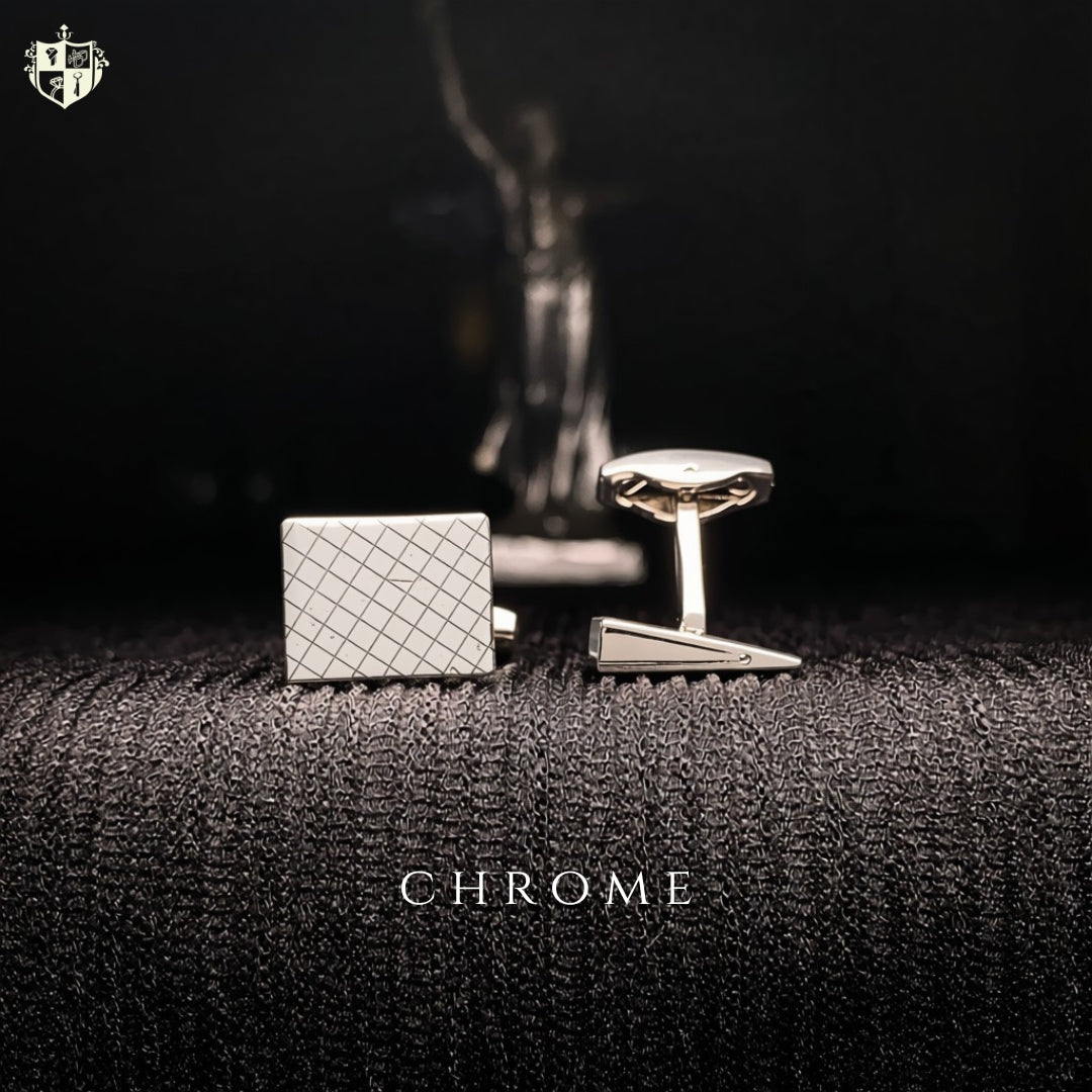 Chrome Cufflinks