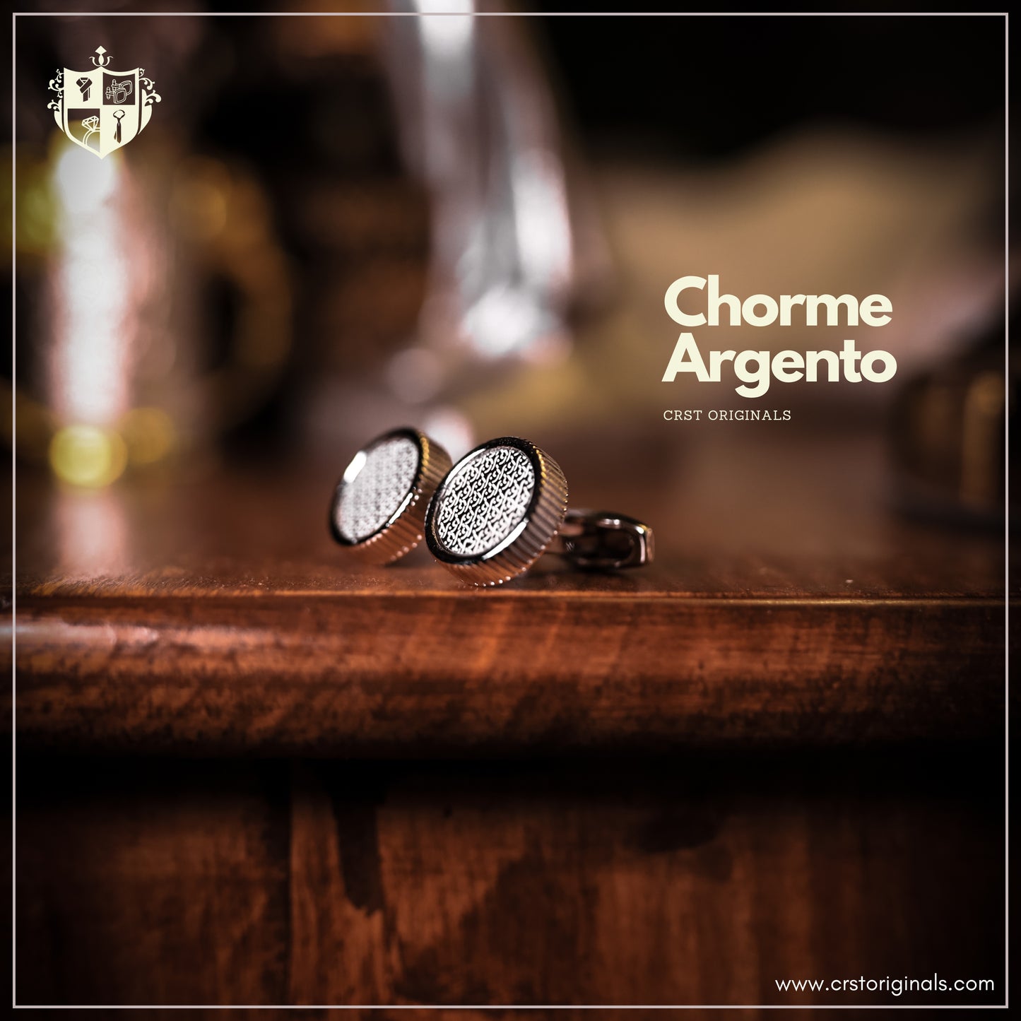 Chrome Argento - Cufflinks