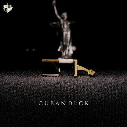 Cuban Blck cufflinks