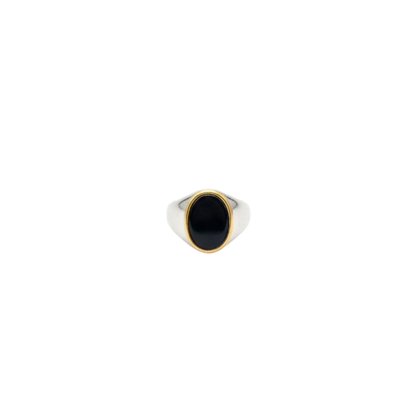 Teardrop Golden Accent Ring