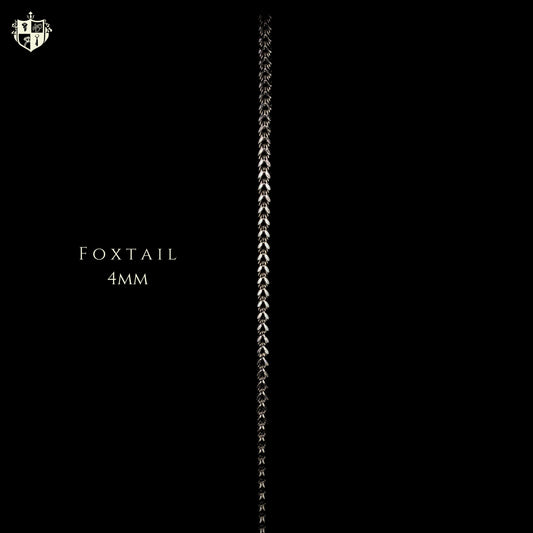 Foxtail 4mm Chain (Silver)
