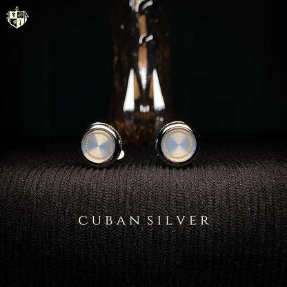 Cuban Silver Cufflinks